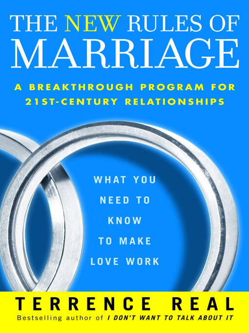 Title details for The New Rules of Marriage by Terrence Real - Wait list